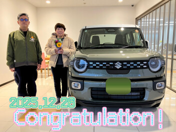 クロスビー納車ありがとうございました★